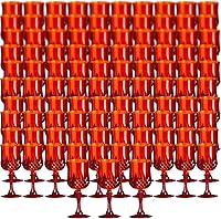 Vista 10 de XKXKKE 12 Piezas Copas de Vino de Plástico Transparente, Copas de Agua de Plástico para Fiestas, Copas con Tallo para Recepción de Boda, Suministros