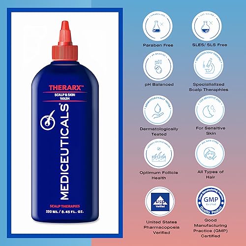 Miniatura 6 de Therapro Mediceuticals TheraRx - Jabón antibacteriano para cuero cabelludo y piel - 8.45