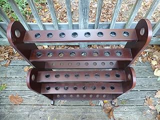 Blackperlcrafts by New Wood Walking Stick Cane Wooden Holder French Stand 32 Storage Holder Stand Rack Gift