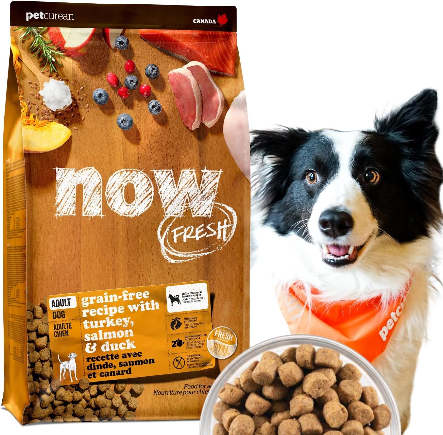 Amazon.co.jp 【新鮮という品質をお届け】 ナウフレッシュ 全犬種 成犬用 1.59kg ドッグフード ドライ (ターキー