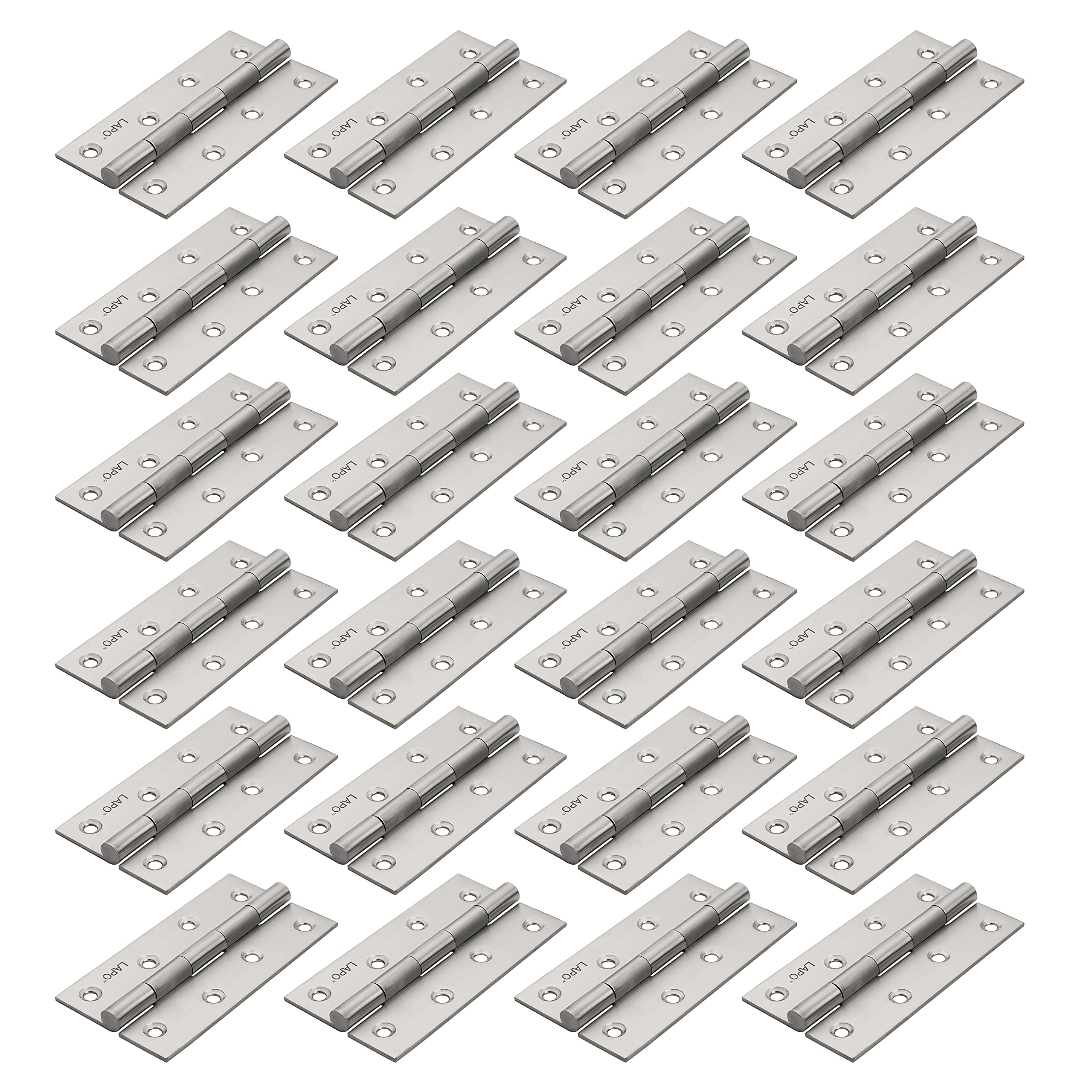 Buy LAPO Premium Stainless Steel Door Butt Hinges, 5 inch x 12 Gauge, 2