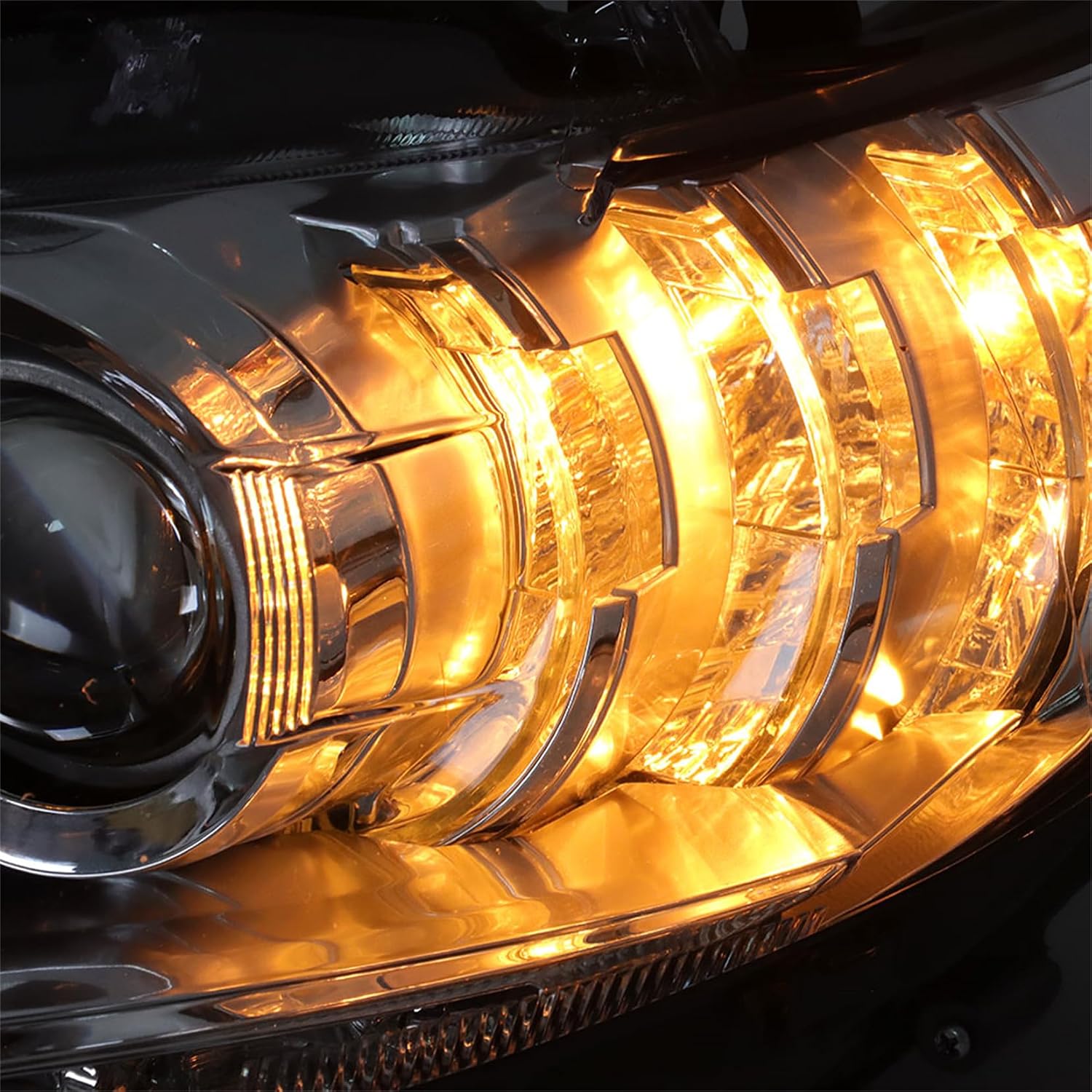 Left Headlamp Headlight Assembly w/DRL Replacement for ES300H ES350 2013 2015 Driver Side 8118533B50