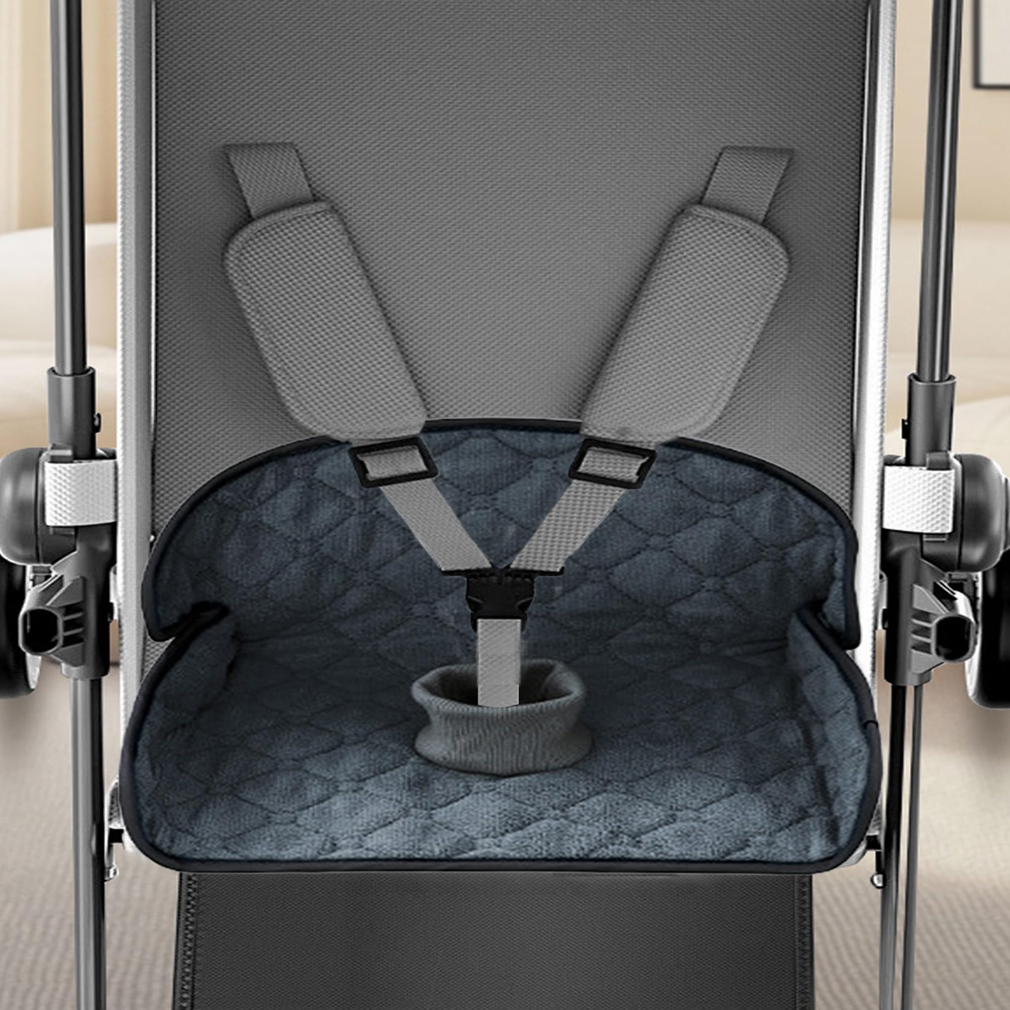 Almohadilla Protectora para el Asiento del Coche del Bebé y del Niño Pequeño, Almohadilla Protectora para el Orinal, Cubre el Orinal de Viaje de Migas, Derrames, Fugas de Pañales