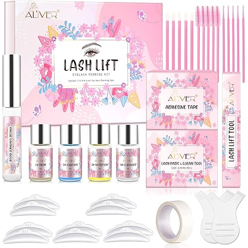 Lash Lift Kit Eyelash Perm Kit, Professional Eyelash Lash Extensions,Semi-Permanent Curling Lash Perm Kit Long Lasting Wave Lash Curling for Home or Salon Use Beautify Your Lashes