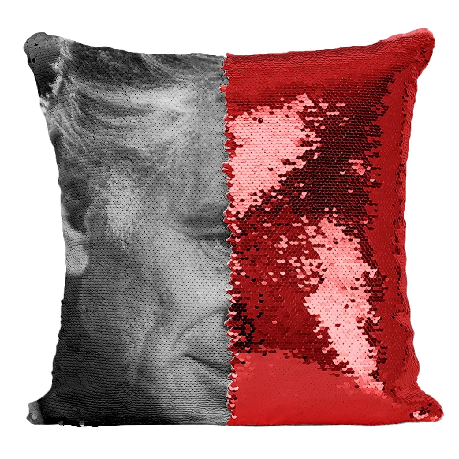 Coussin Sequin Bernstein Rouge pour Customiser Canapé et Rompre la Monotonie Déco