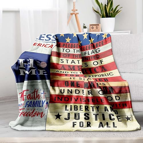 Miniatura 2 de Regalos para el Día de los Veteranos, manta del 4 de julio, regalo de ciudadanía para soldados de ceremonias cívicas, regalo militar, decoración del