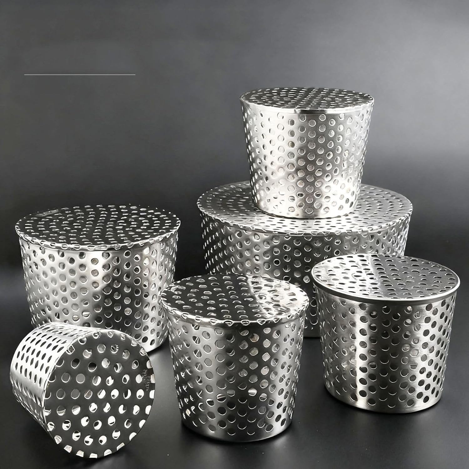 Poröser, kegelförmiger Kappenfilter für Dachrinnen – ideal für Dachlüfter, Abgasrohre, Terrassen und Balkone, verhindert das Eindringen von Staub.