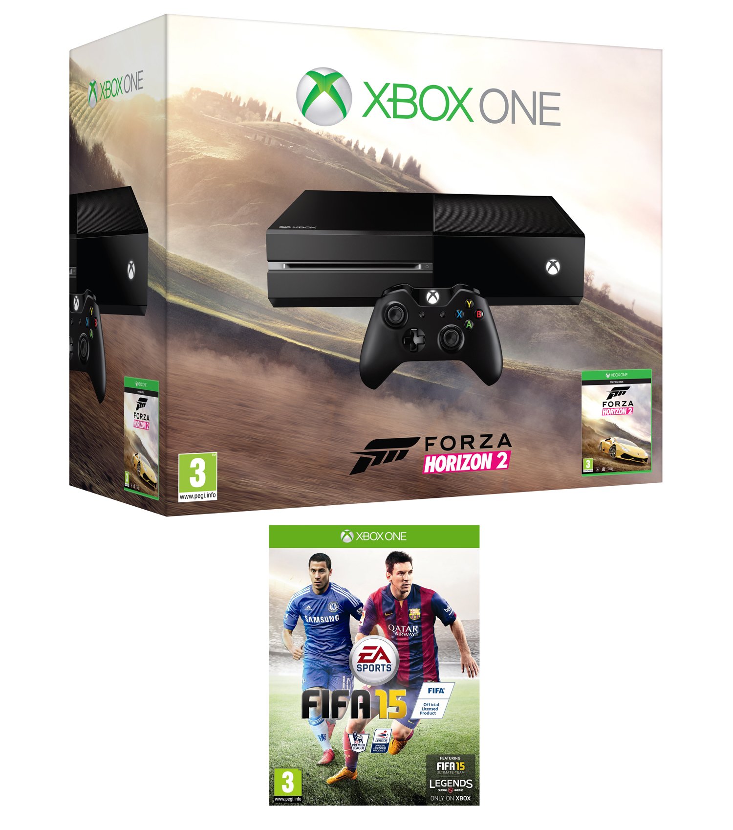 Console Xbox One + Forza Horizon 2 + Fifa 15 [import anglais]
