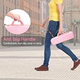 RAIACE Sztywne etui transportowe kompatybilne z prostownicą Dyson AirStrait, podróżna torba do przechowywania. (sprzedawane jest tylko etui), Różowy, Kompaktowy, Nowoczesny