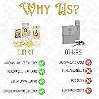 Vista 6 de Vela de la Primera Comunión y Biblia - Biblia y Vela de Primera Comunin - Vela para Primera Comunin - Juego de velas de primera comunión