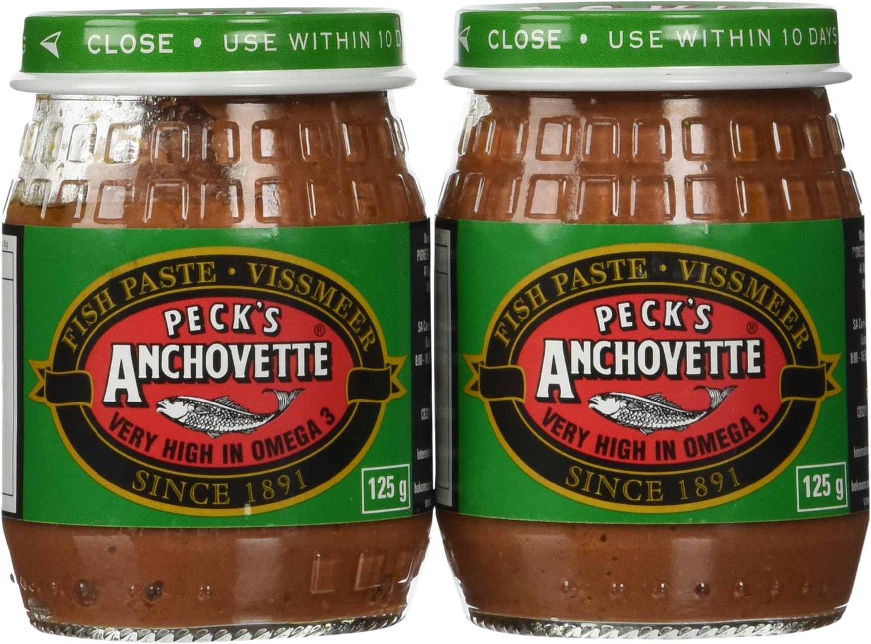 Pecks Peck's Anchovette 125G (2 Pack)