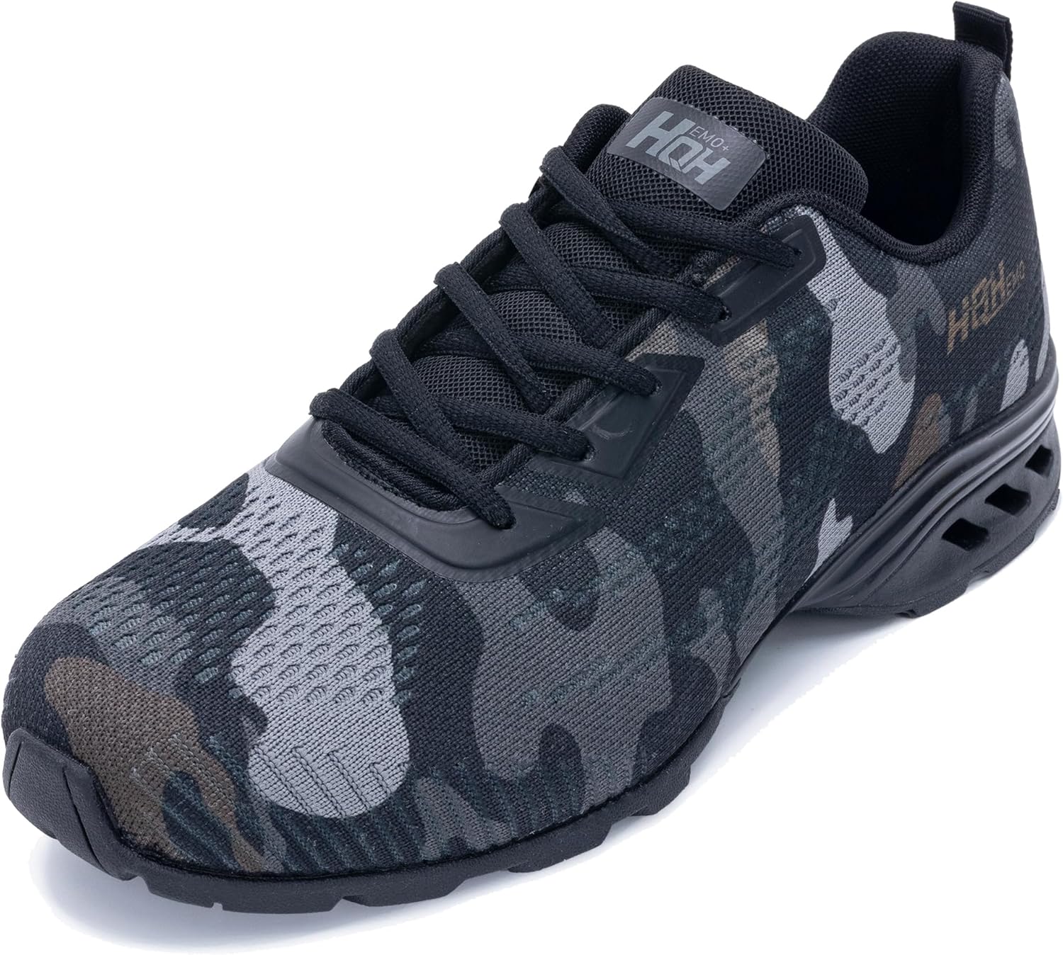 Hombre Trail Running Shoes Camo Cross Training Tennis Walking Sneakers  SNAXE Fashion Camouflage Athletic Sport Workout Calzado para Outdoor Gym