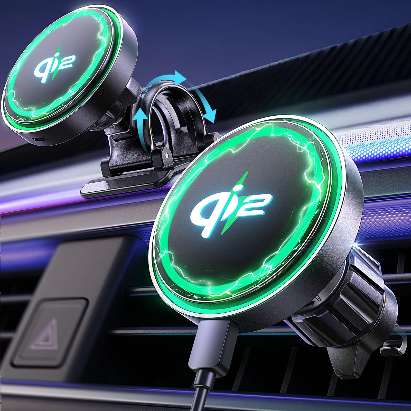 LISEN for Qi2 Car Charger