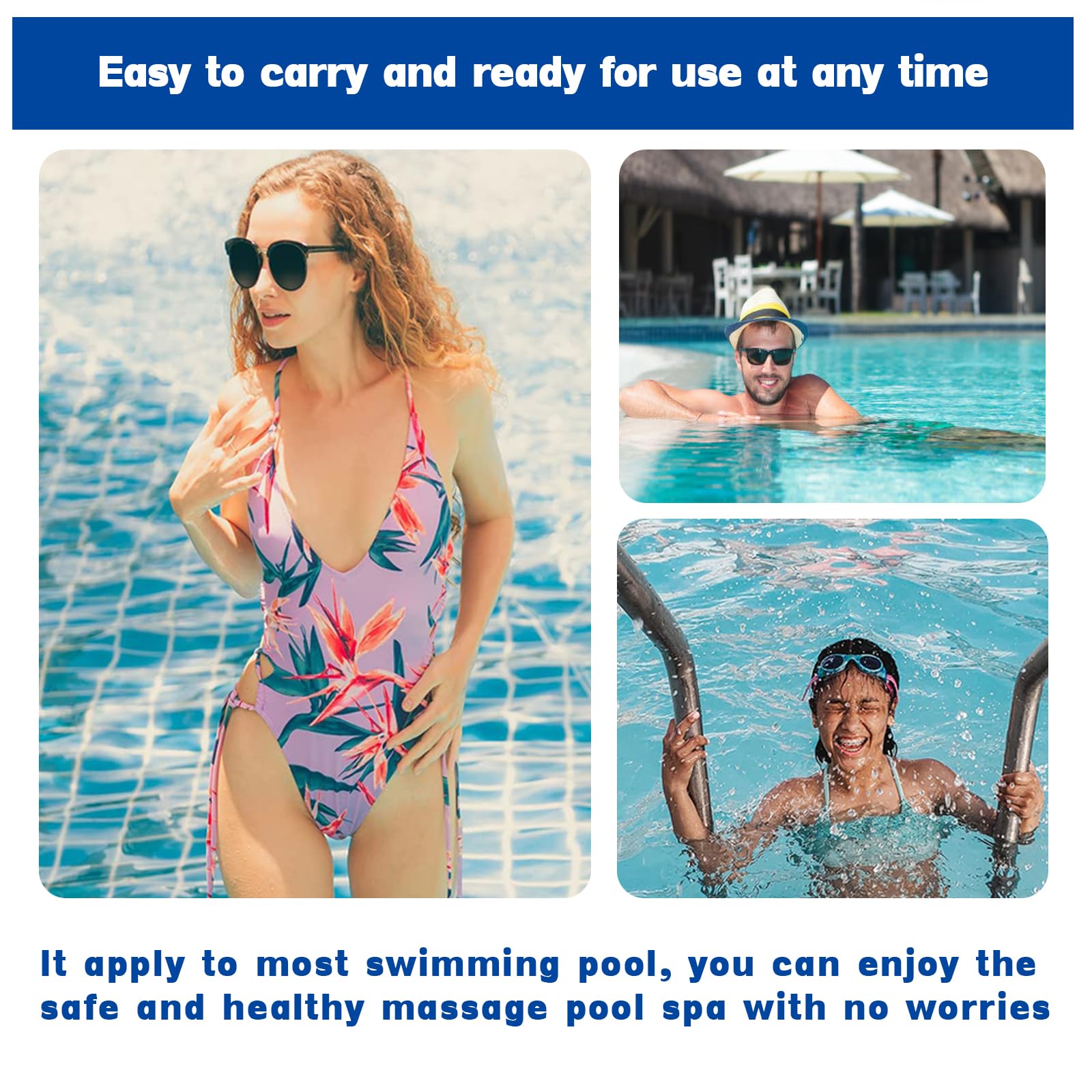 Lot de 8 cartouches filtrantes de type I 58093 pour piscine gonflable Bestway, cartouche filtrante de rechange pour pompe de filtration de 1000 litres par heure, 8,9 x 7,9 cm