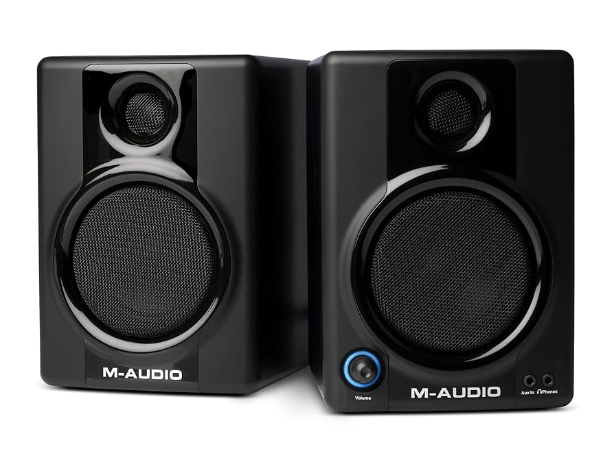 (美品)M-AUDIO AV 30　スピーカー(箱付き) 美品)M-AUDIO AV 30 スピーカー(箱付き) M-Audio Studiophile AV