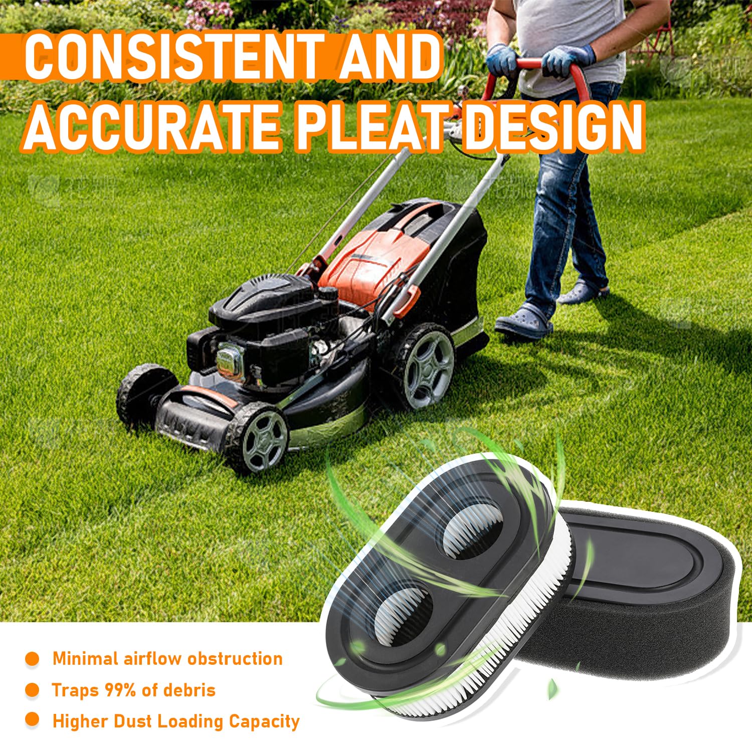 Briggs & Stratton 992374 550E/575EX-Series Filtre à air Briggs & Stratton 992374 550E/575EX-Series Filtre à air