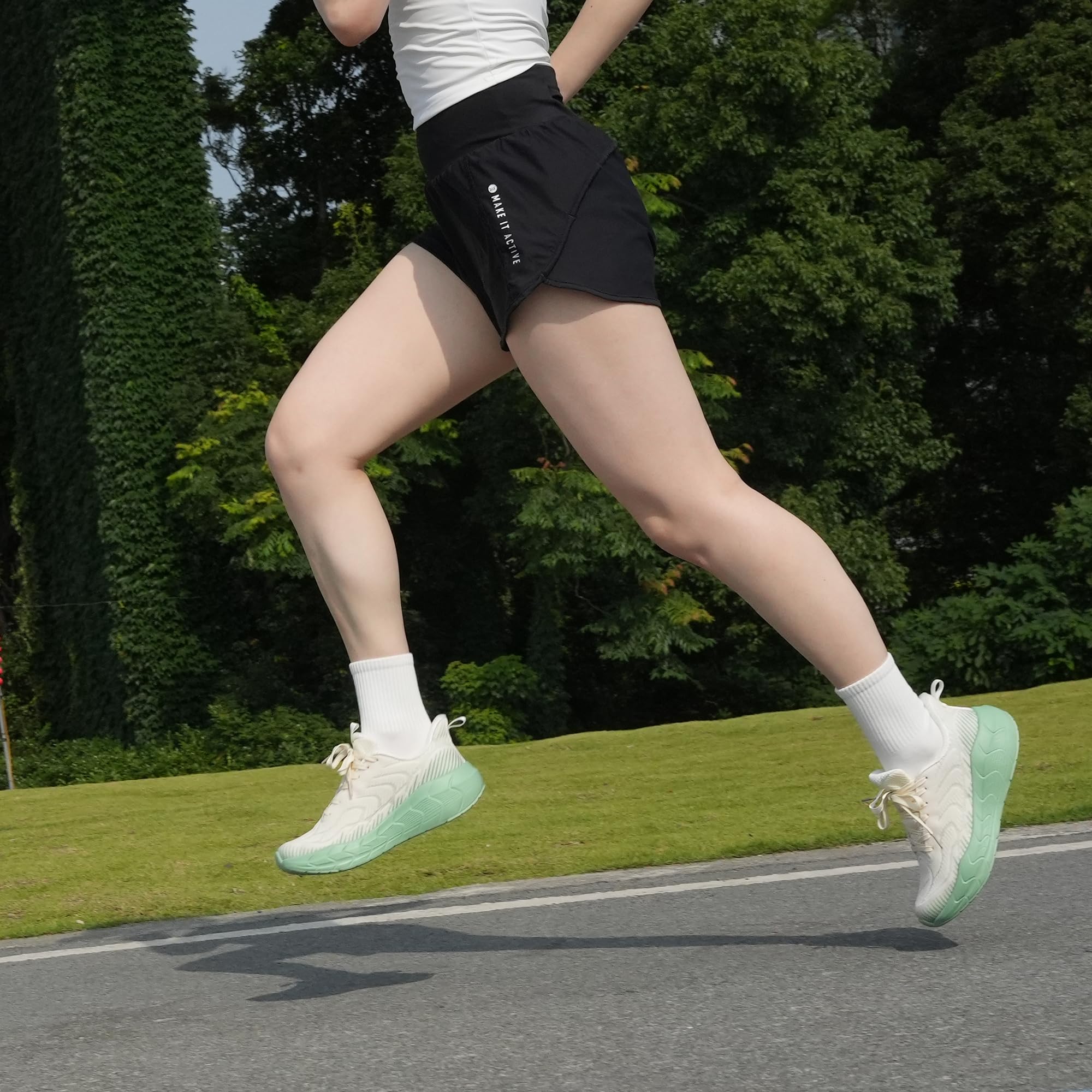 Hawkwell Cloud Zero Active Cushion für Damen, atmungsaktive Wanderschuhe, Tennisschuhe, leicht, rutschfest, modische Sneakers
