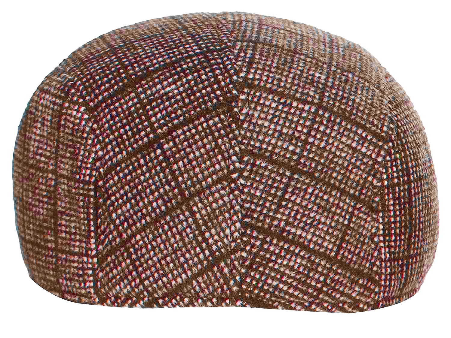 RR DESIGN Polyester Ivry/Golf/Flat Tweed Hats for Men-Pack of 1-Free Size- (Brown Assorted Pattern) 2