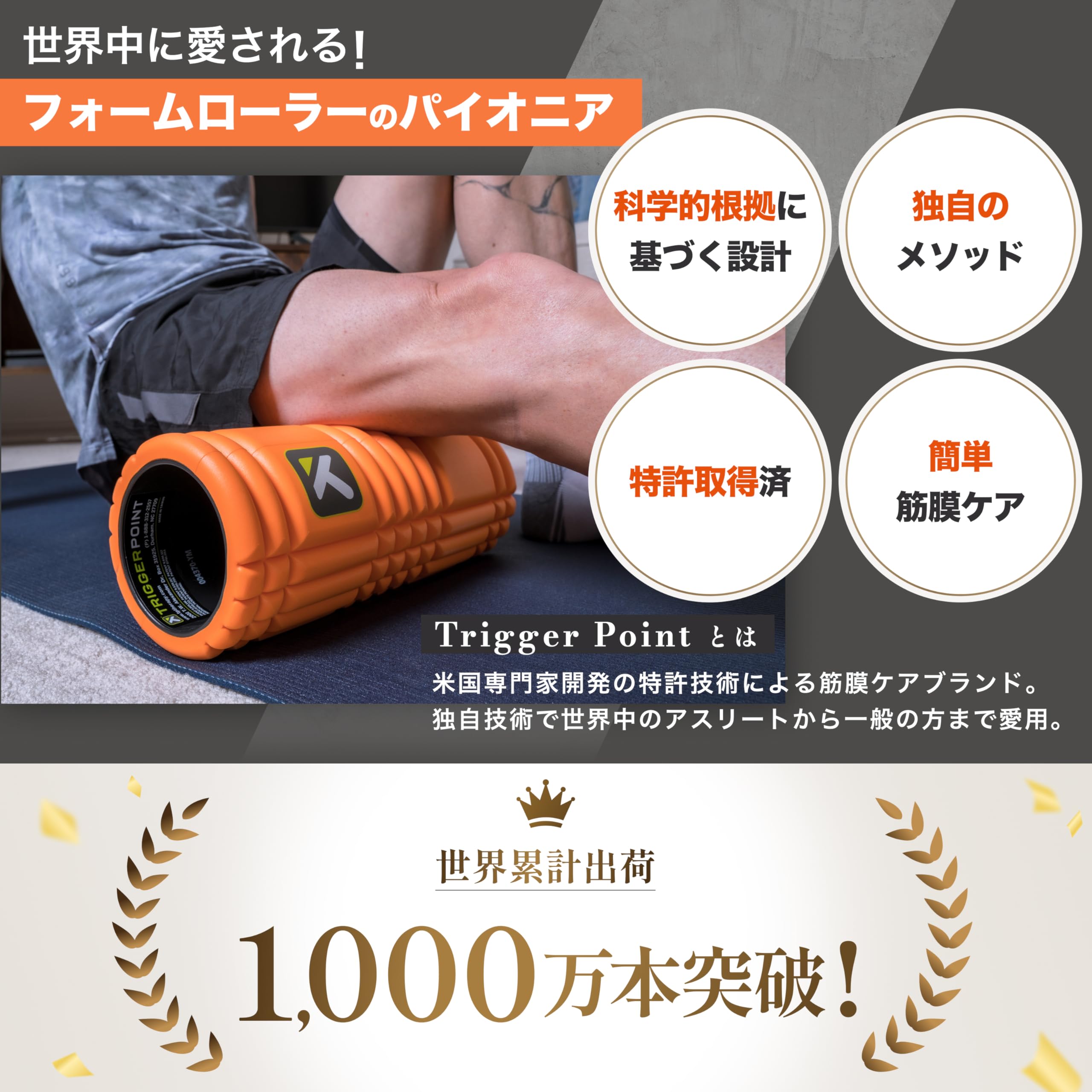 【TRIGGERPOINT・正規】グリッド フォームローラー Amazon | 【Amazon.co.jp限定】 トリガーポイント(TRIGGERPOINT