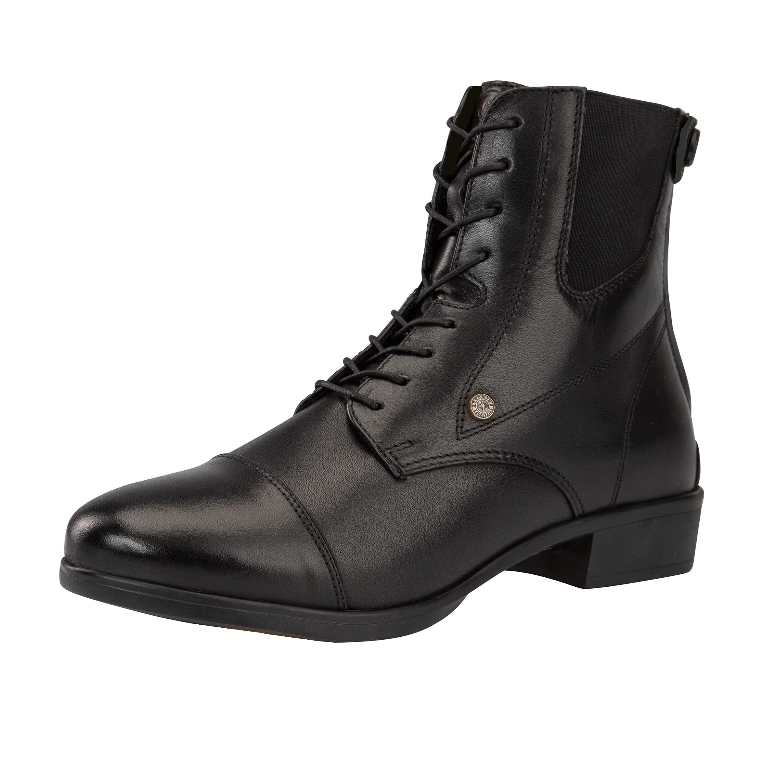 Reit-Stiefelette »Nova BZ Lace Vegan« - Chelsea Boot - Veganer Reit-Schlupf-Schuh - Reißverschluss hinten - Schnürung - Komfortinnensohle - Nova Gummisohle - Micro Lining - Hautverträglich