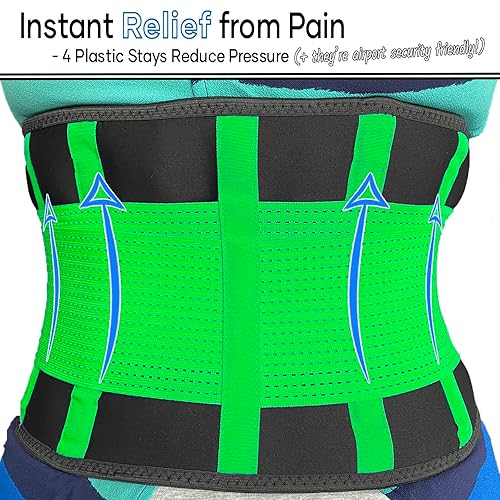 Miniatura 2 de Soporte de espalda para el dolor de espalda baja - Cinturón de apoyo de espalda para hombres y mujeres - Alivio del dolor de espalda - Ciática -