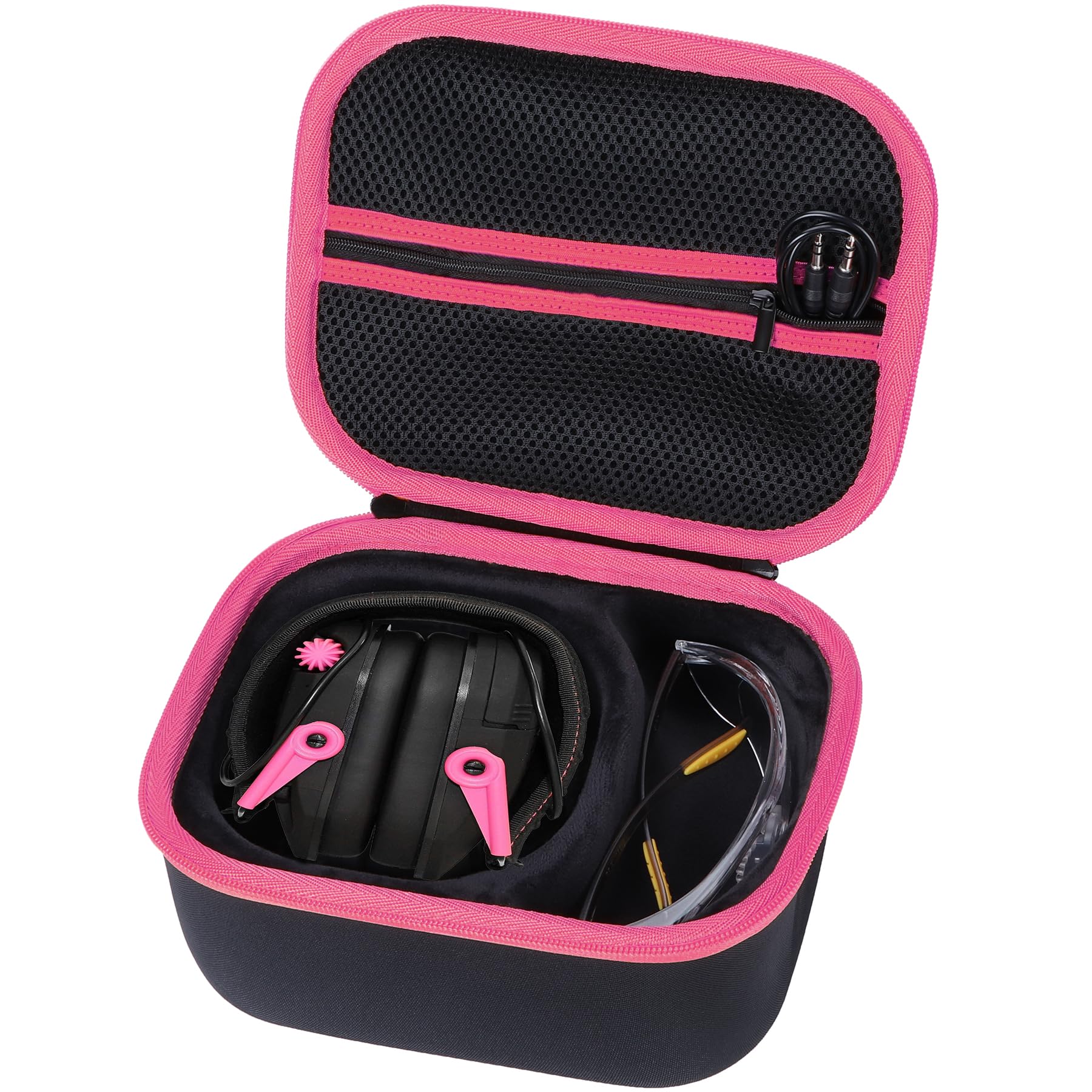Lebakort Hard Carry Case Compatible with Walker's Razor Slim Passive Earmuff/Shooting Hunting Hearing Ear Protection - Image 2