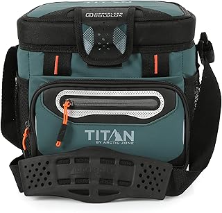 Titan by Arctic Zone Deep Freeze Cooler - Zipperless Hardbody Cooler - Deep Freeze Insulation, HardBody Liner, and SmartShelf