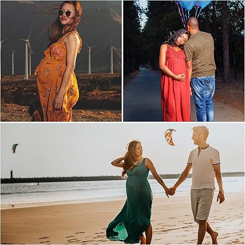 Miniatura 4 de DIRAVO Banda para el vientre de maternidad para embarazo, antideslizante, de silicona, elástica, para el embarazo