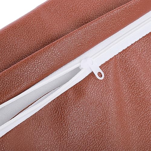 Miniatura 4 de Cojines de apoyo lumbar de cuero PU, almohada de apoyo lumbar de espuma, cojín de asiento impermeable y almohada de apoyo lumbar para silla de