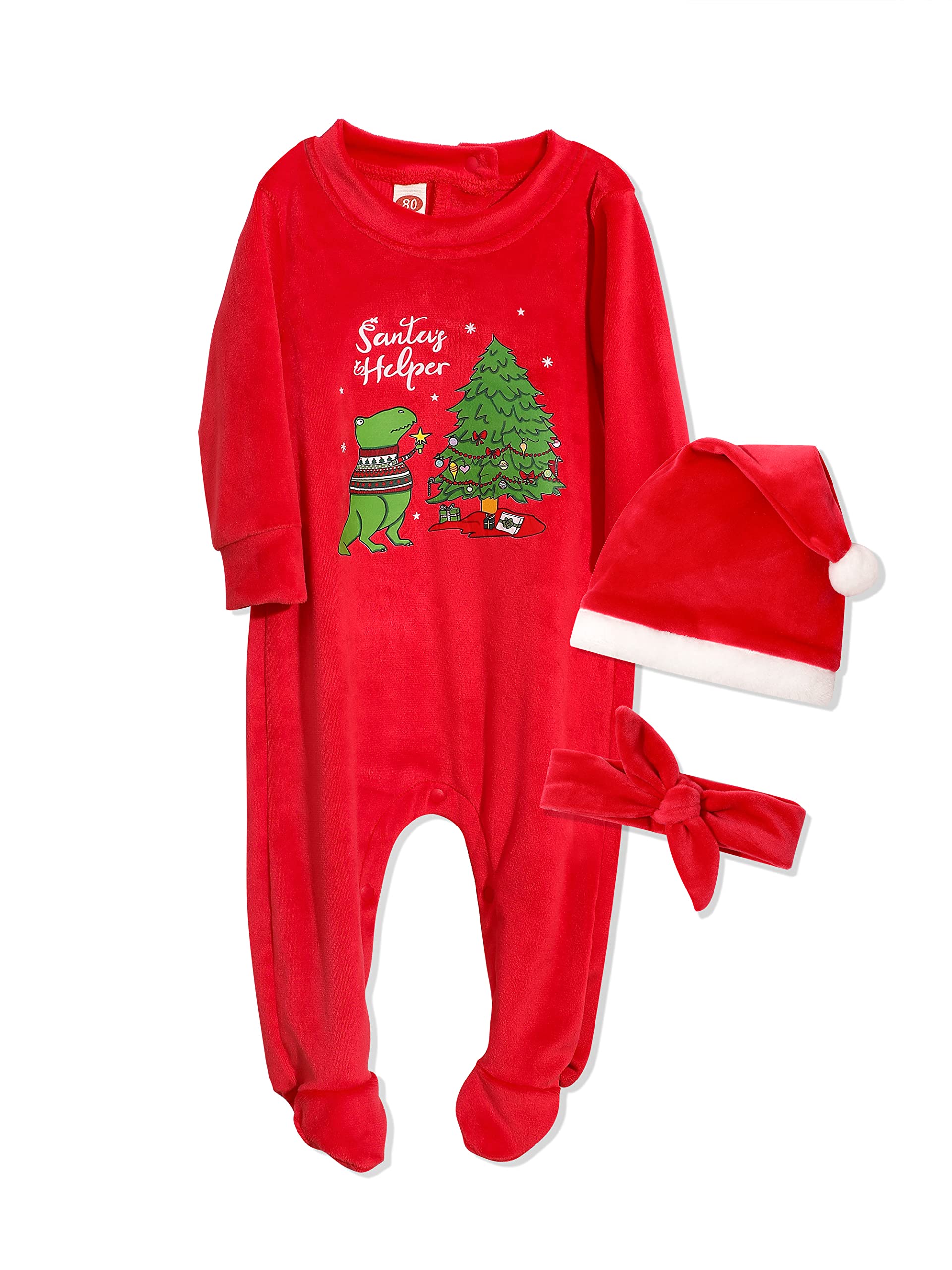 Baby Girl Boy Christmas Outfit My First Christmas Baby Boy Infant New Year 4 Pcs Set