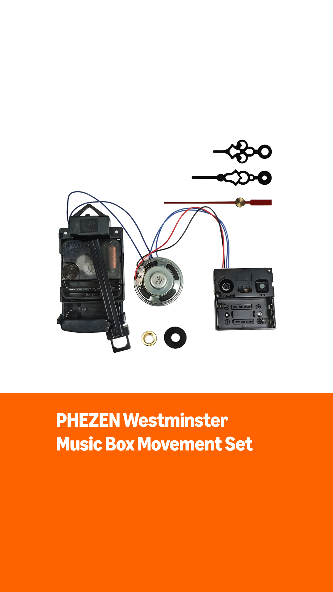 Amazon.com: PHEZEN Westminster Music Box Movement Set, 12888