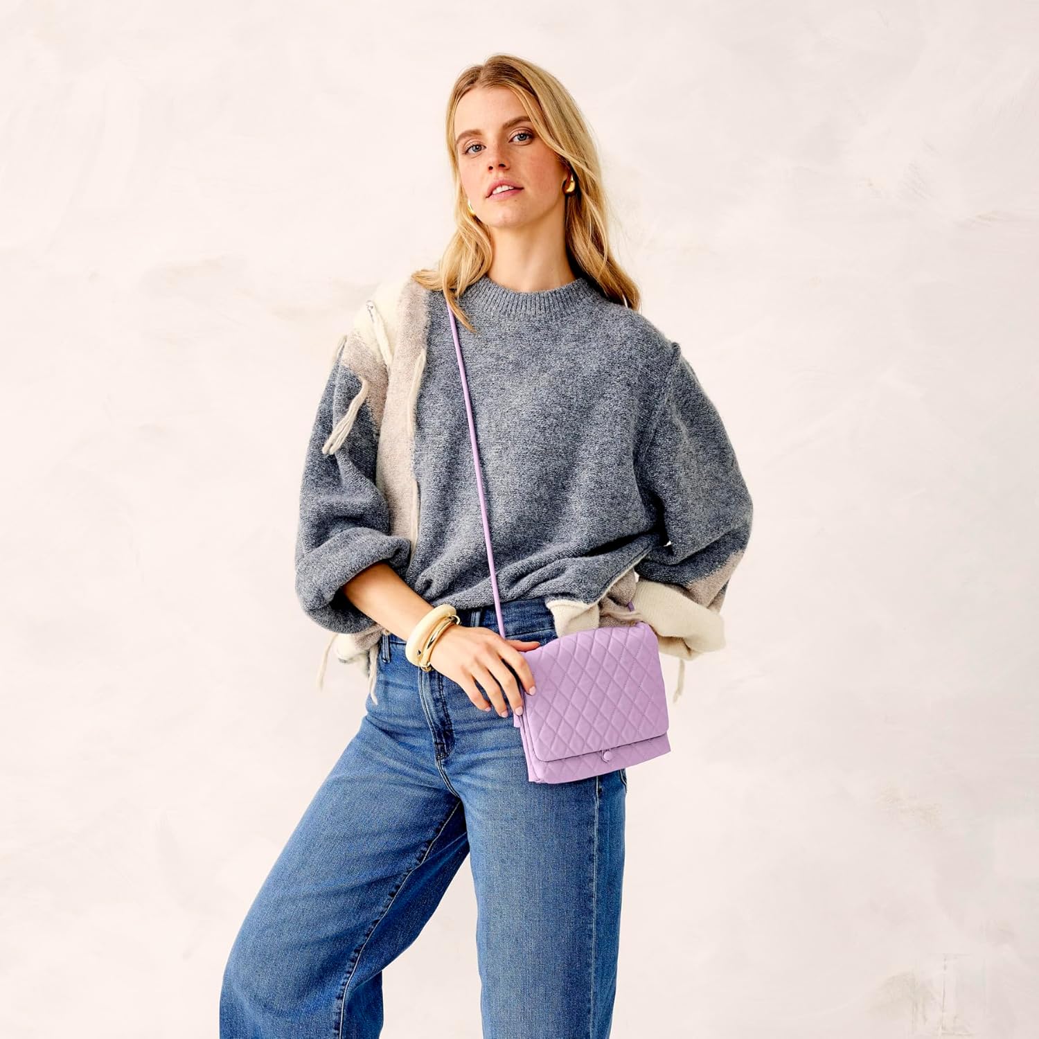 womens Premium Cotton Baird Hipster Crossbody Bag | Premium Cotton - Image 2