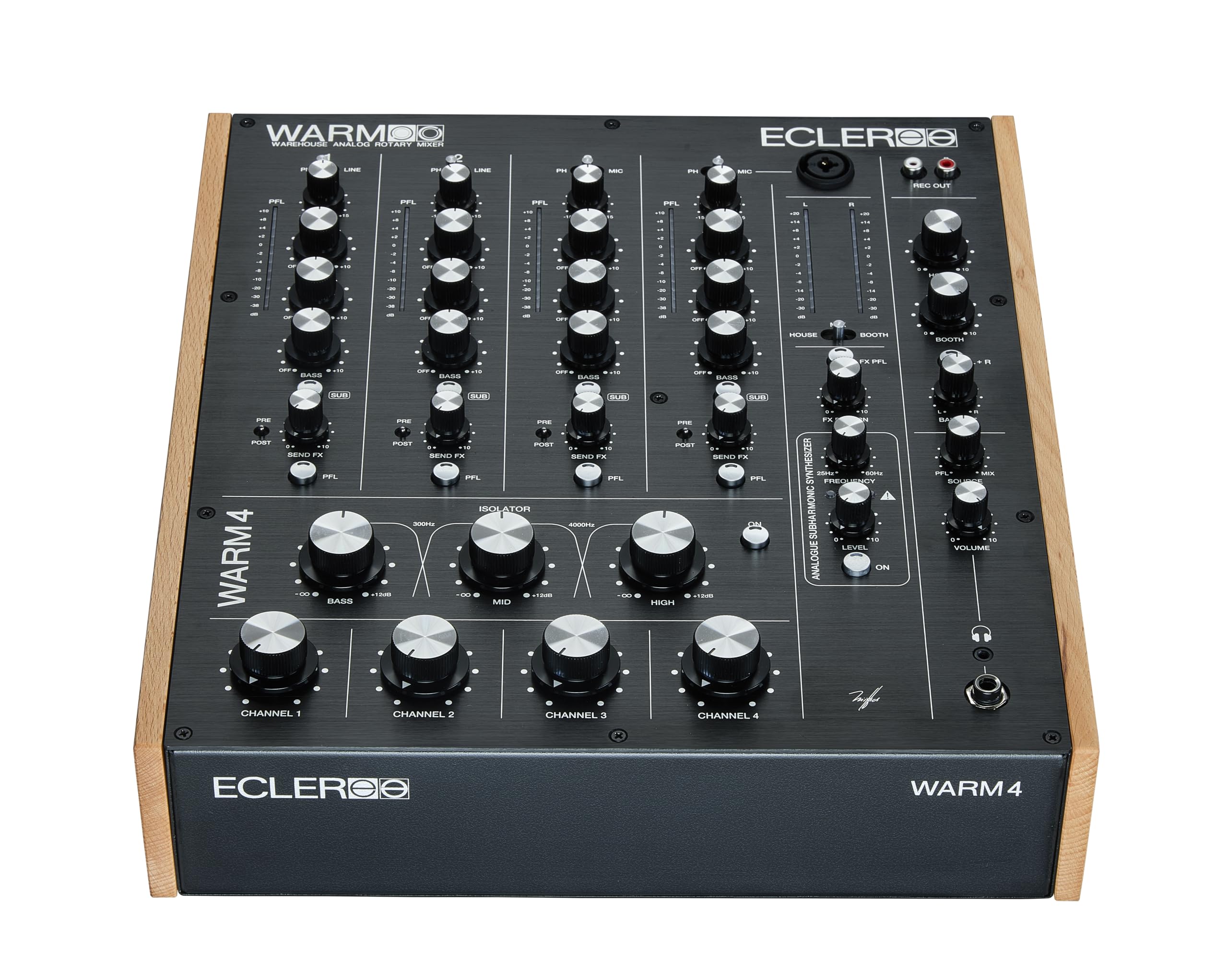 Amazon | ECLER WARM4 DJミキサー 低音増強機能搭載 エクラー | DJ