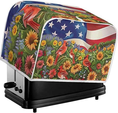 Vista 242 de Cubierta para tostadora de cocina, protector para hornear se adapta a la mayoría de tostadoras estándar de 4 rebanadas, mantiene la tostadora libre