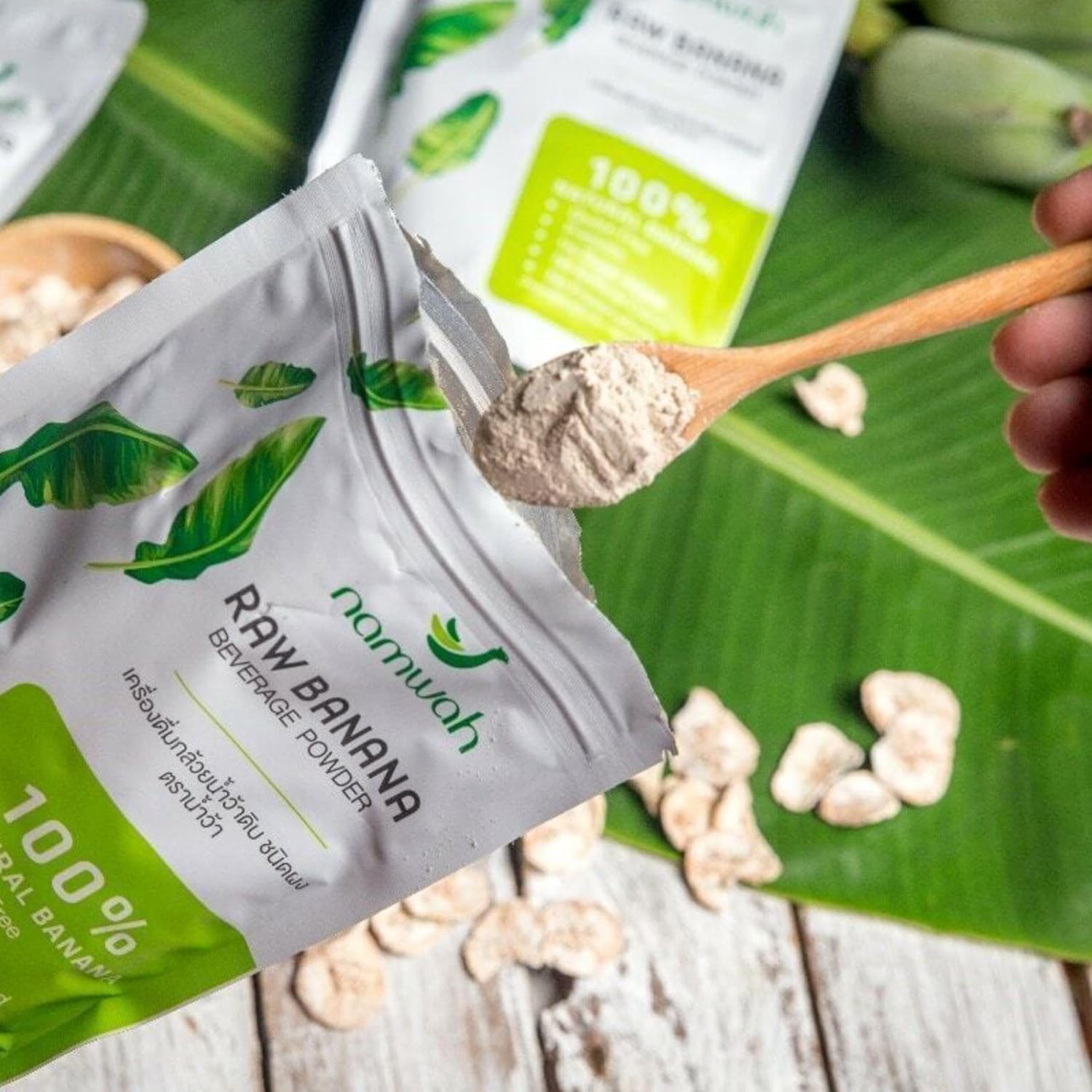 Green Banana Resistant Starch Powder Organic | Superfood Prebiotic Fiber, High Fiber Superfoods Flour Alternative No Sugar Plant Based and Keto Friendly (Green Banana Powder)