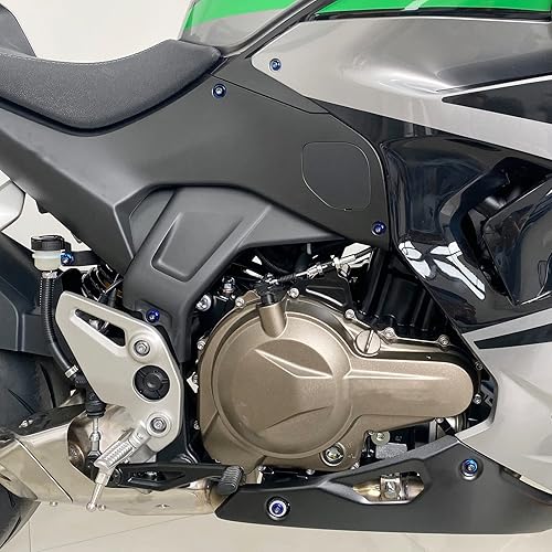 Miniatura 6 de BAIONE Worldmotop - Kit de pernos de acero inoxidable, tornillos y clips de sujeción compatibles con Yamaha, Honda, Kawasaki, Suzuki, BMW, kit de