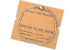 Inspirational Morse Code Bracelets for Women: A Cherished Memory for Loss Loved Ones