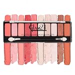 Glam21 Floral beauty 10 Color Eyeshadow Palette |Long-Lasting | Smudge Free | Long Wearing And Easily Blendable Eye Makeup Palette Matte, Shimmery And Metallic Finish Floral beauty
