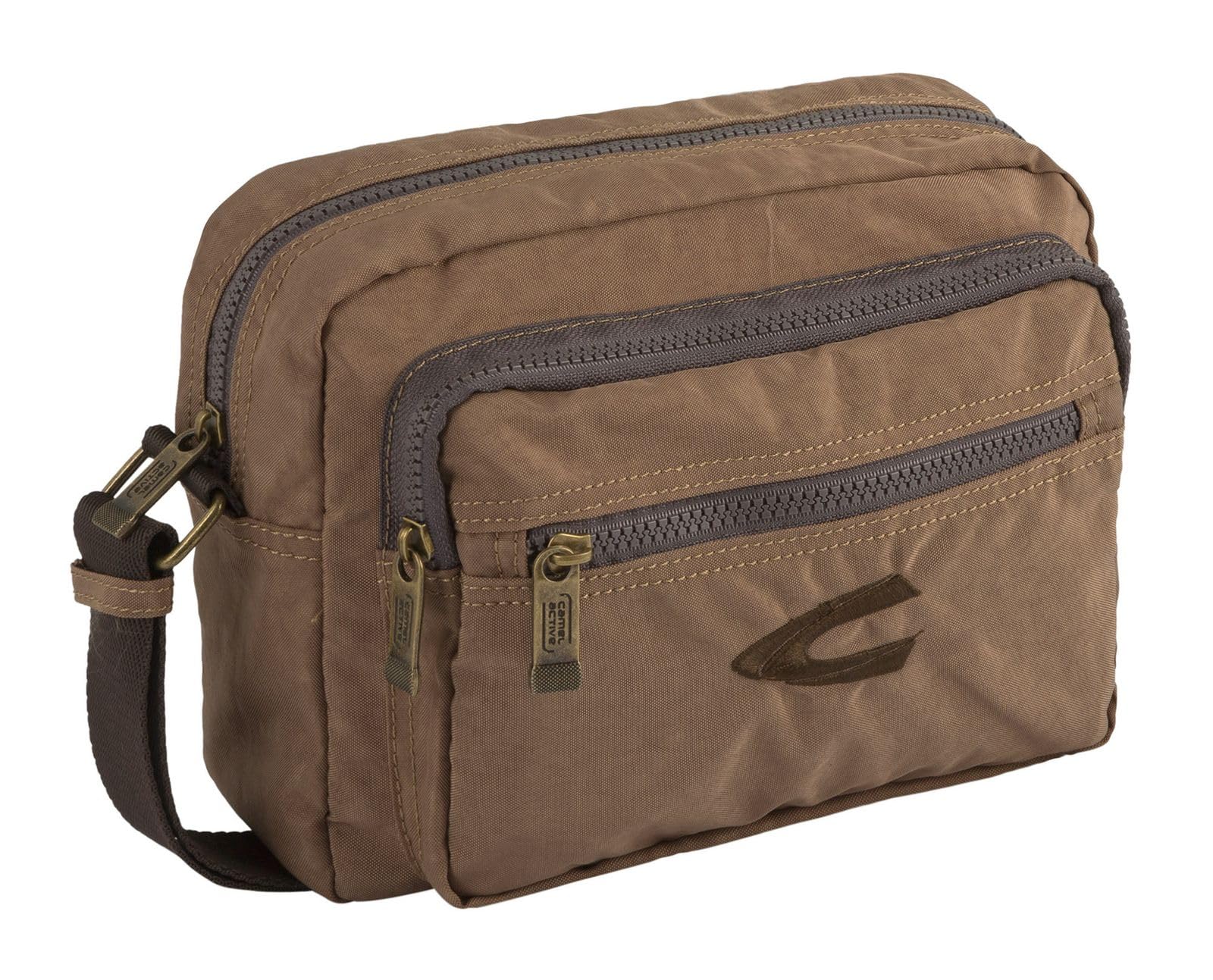 camel active Journey, Men’s, Herren, Journey, Umhängetasche, Schultertasche, M, Sand, B00 613 25, Sand, M -