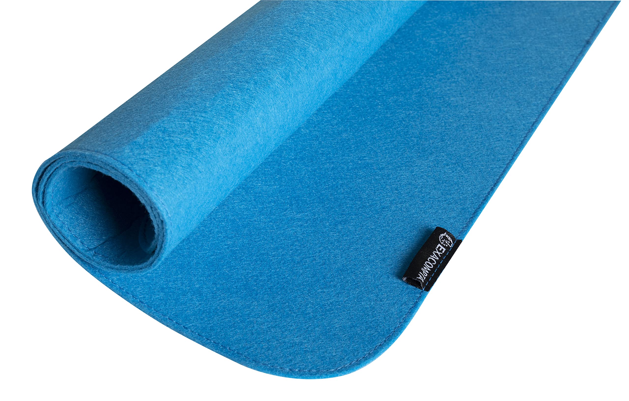 Exacompta - Réf. 29812E - Carton de 10 Sous-mains Teksto - fabriqués en feutrine RPET - protège bureau, tapis de souris - 50x65 cm - couleur turquoise- livrés à plat