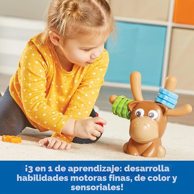 Foto 2 de 8 de Learning Resources El Alce MAX para Practicar Las Habilidades motoras Finas, niños, de 18+ Meses Edad