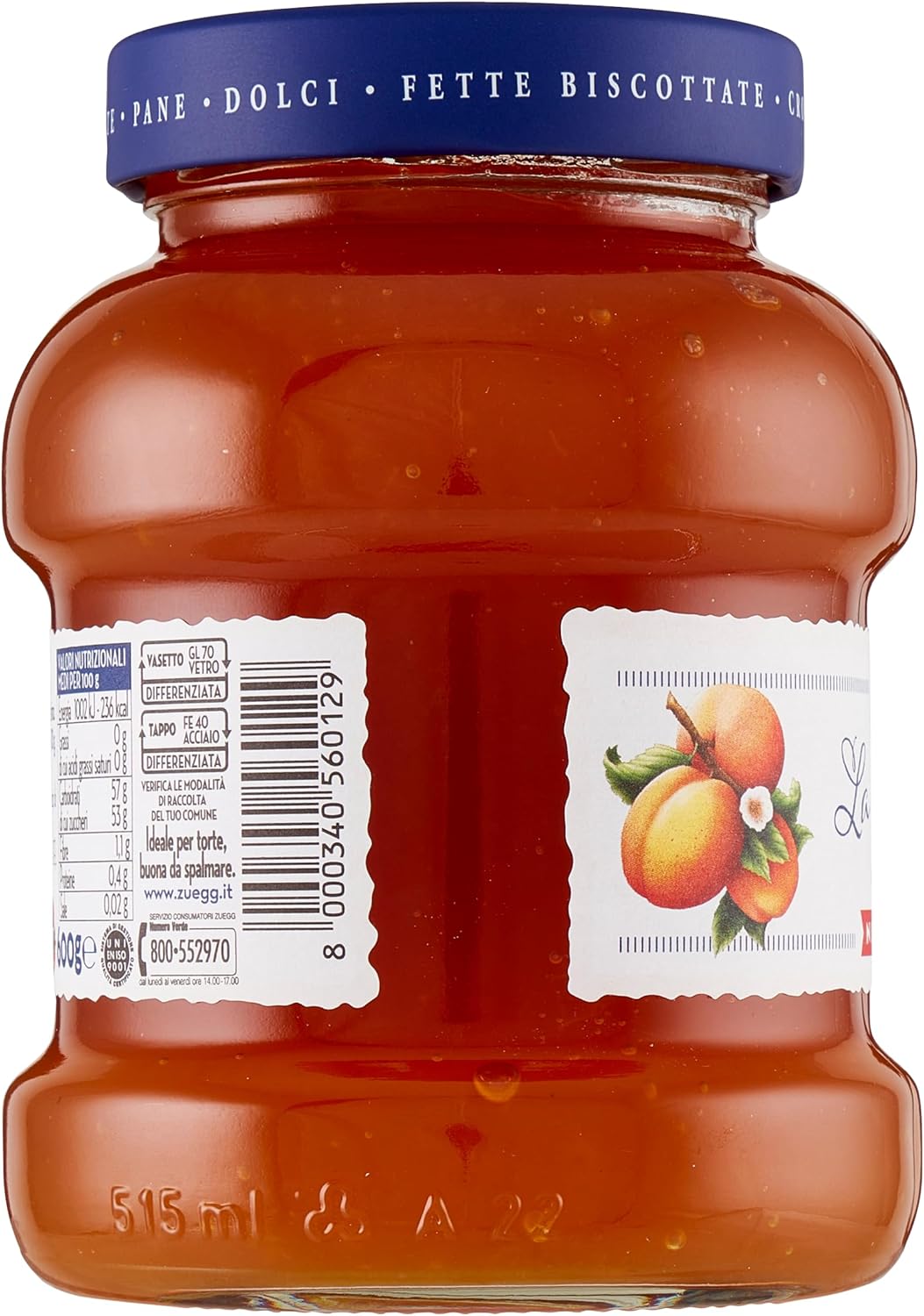 Zuegg, La Pasticcera, Albicocche, 600g - Immagine 3