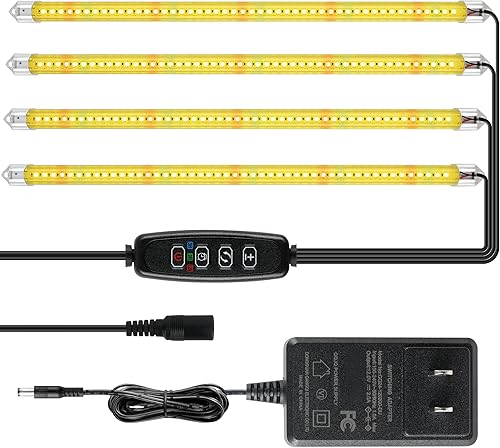 Miniatura 94 de iPower Tiras de luz LED de cultivo de plantas de 40 W, espectro completo para plantas de interior con temporizador de encendido/apagado automático