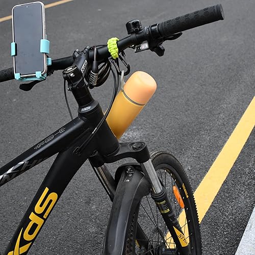 Miniatura 5 de BRAVESHINE Llavero de paracaídas con clip para mosquetón, anillo en D, gancho para cochecito para botella de agua, llaves, mochilas, hombres, mujeres