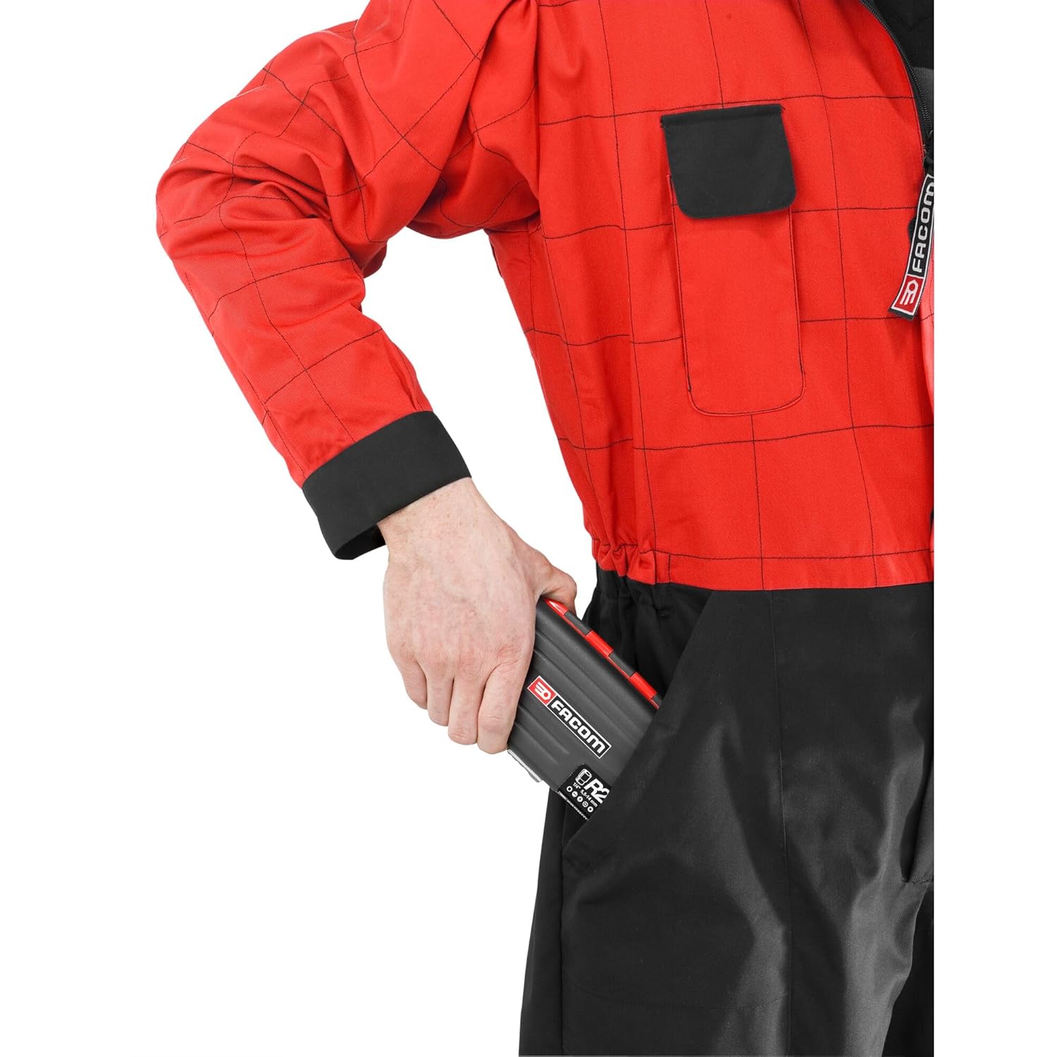 Facom R2NANO Hexagon Socket Set Plus Bits in Plastic Case, 1/4" Drive, 5.5mm-14mm, 38 Pieces