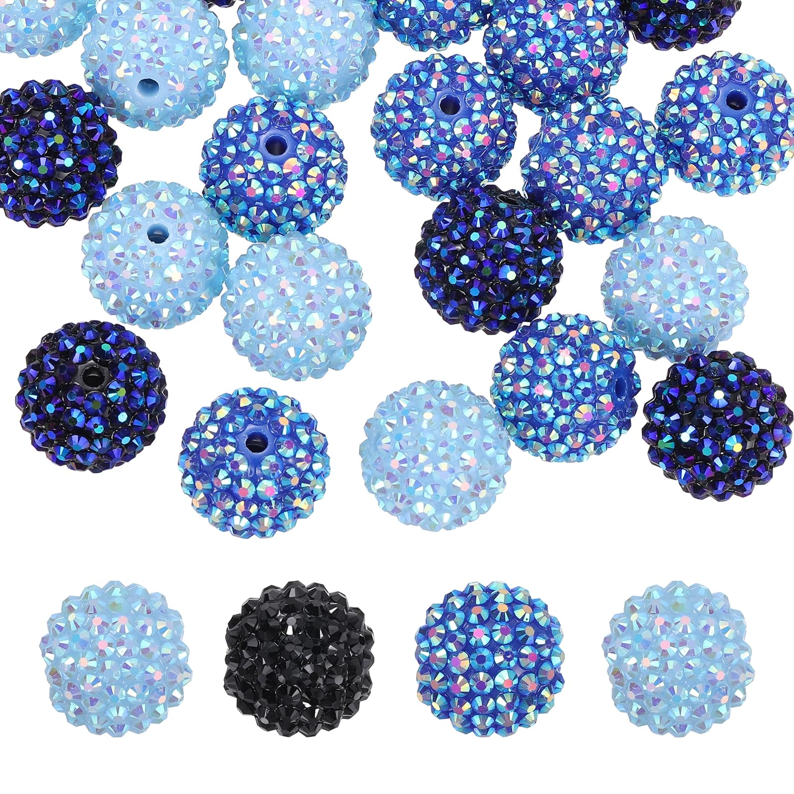 Perles disco scintillantes de qualité pour création de bijoux raffinés