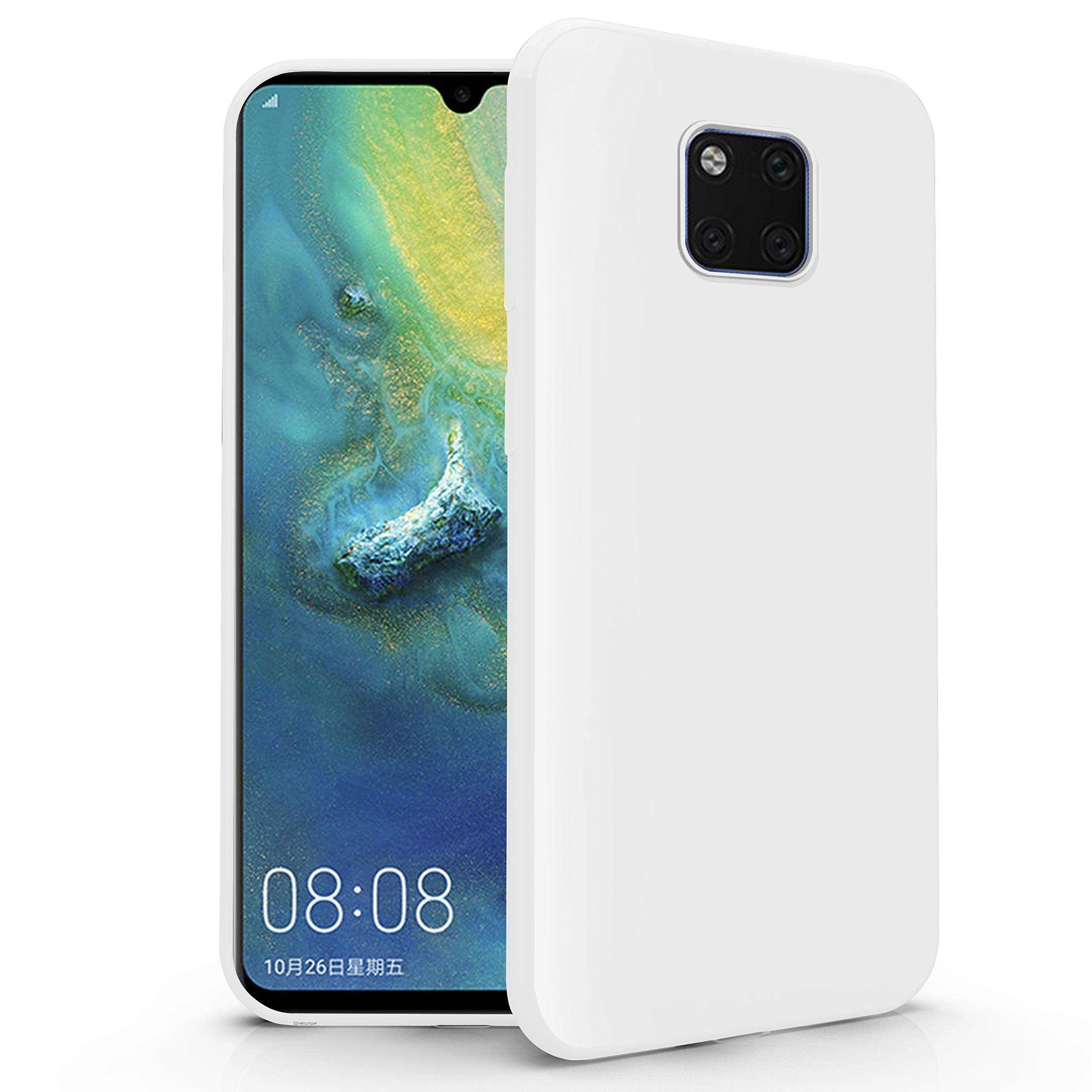 Newtop Cover Compatibile per Huawei Nova 5T, Posteriore Semi Rigida TPU