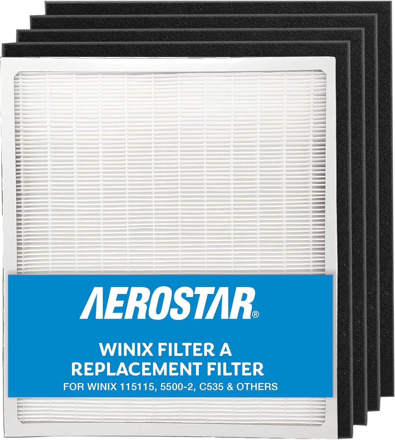 Aerostar HEPA Replacement Air Purifier Filter for Winix