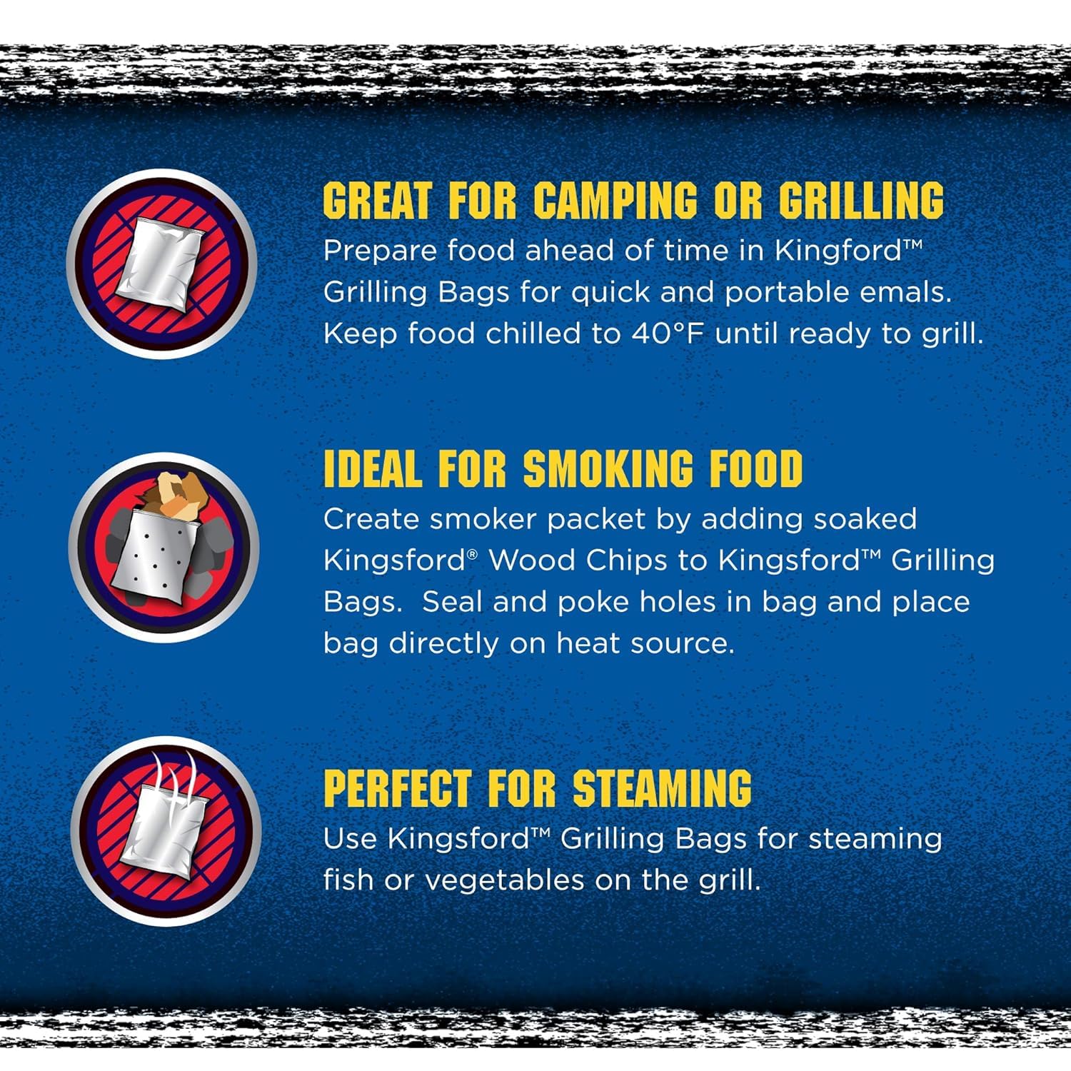 Kingsford Extra Tough Grilling Bags, 15.5 x 10 In, 12 Count thumbnail 6