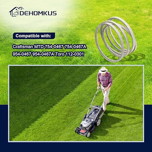 Miniatura 6 de 954-0467A Correa de transmisión inferior 754-0467 754-0467A 954-0467 112-0301 Reemplazo para MTD Cub Cadet LTX 1040 Troy Bilt Toro LX460 Craftsman